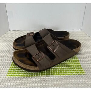 Birkenstock Arizona Mocha Mens Size 12 45 Sandals Slides Brown